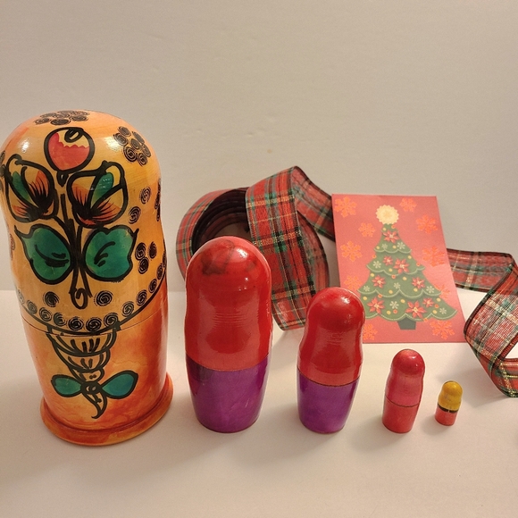 Russian dolls 5 sizes - Picture 3 of 8